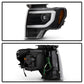 Spyder Ford F150 13-14 Xenon Model Only Light Bar Projector Headlights Blk PRO-YD-FF15013PL-SEQ-BK 5087584