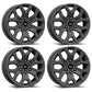 Ford Racing 15-22 F-150 18x7.5in Matte Gray Wheel Kit M-1007K-1875G