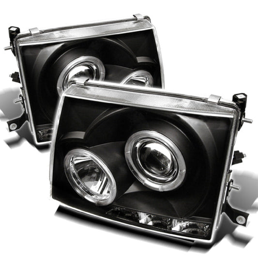 Spyder Toyota Tacoma 97-00 Projector Headlights LED Halo LED Black High H1 Low H1 PRO-YD-TT97-HL-BK 5011947
