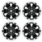 Ford Racing 19-21 Ranger 18x8in 4 Wheel Kit w/TPMS - Gloss Black w/ Machined Face M-1007K-DC18X8BMF