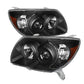 SPYDER Xtune Toyota 4Runner 06-09 Crystal Headlights Black HD-JH-T4R06-AM-BK 9023378