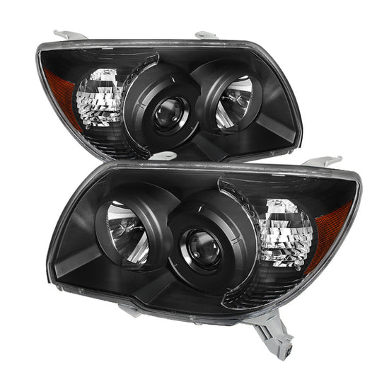 SPYDER Xtune Toyota 4Runner 06-09 Crystal Headlights Black HD-JH-T4R06-AM-BK 9023378