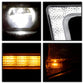 SPYDER Chevy Silverado 20-23 HD 2500/3500 High-Power LED Module - Black (PRO-YD-CSHD20AP-SEQ-BK) 5088840