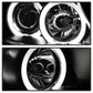 Spyder BMW E90 3-Series 06-08 Projector LED Halo Amber Reflctr Rplc Bulb Blk PRO-YD-BMWE9005-AM-BK 5009005