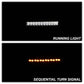 Spyder Jeep Wrangler 2018-2019 (Halogen Model Only) LED Front Bumper Lights - Seq. Signal - Chrome 5086778