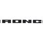 Ford Racing 2021+ Bronco Grille Lettering Overlay Kit - Black M-1447-BLMB