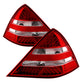SPYDER Xtune Mercedes R170 Slk 98-04 LED Tail Lights ( R171 Amg Look ) Red Clear ALT-JH-MBR17098-LED-RC 9030192