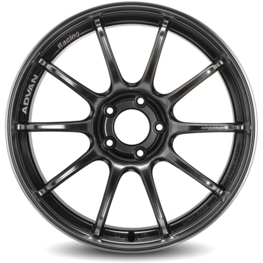 Advan RSIII 18x7.5 +50 5-100 Hyper Black & Ring Wheel YA38F50DHBR