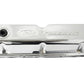Ford Chrome Steel Valve Cover Set w/Ford Racing Logo FRD302-070