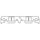 Cometic Gasket Cometic Chevrolet Gen-1 Small Block V8 .043in CFM-20 Intake Manifold Gasket Set - Brodix WP247 Head C5426-043