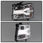 Spyder Chevy Silverado 1500 07-13 Version 3 Projector Headlights - Chrome PRO-YD-CS07V3-LBDRL-C 5083616