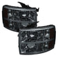 SPYDER Xtune Chevy Silverado 07-13 Crystal Headlights Smoked HD-JH-CS07-AM-SM 5077349