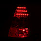 Anzo 2005-2007 Chrysler 300C LED Tail lights Black