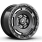 Ford Racing 21-23 Bronco Everglades Wheel Kit - Carbonized Gray M-1007K-P1785E