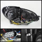 Spyder Mercedes Benz W204 C-Class 12-13 Projector Halogen Model- DRL Blk PRO-YD-MBW20412-DRL-BK 5074249