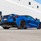 Corsa 2020 Corvette C8 3in Valved Cat-Back 4.5in Blk Quad Tips Fits Factory Perf Exhaust Deletes AFM 21103BLK