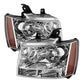 SPYDER Xtune Chevy Suburban 1500/2500 07-14 Crystal Headlights Chrome HD-JH-CSUB07-AM-C 9022760