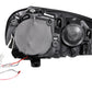 Anzo 2006-2009 Volkswagen Rabbit Projector Headlights w/ Halo Black (CCFL)