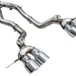 AWE Tuning 23-24 BMW G87 M2 Track Edition Exhaust - Chrome Silver Tips 3020-42487