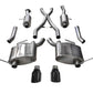 Corsa 11-21 Jeep Grand Cherokee 3.6L 2.5in Dual Rear Exit Sport Exhaust w/ 4.5in Black Tips 14980BLK