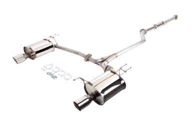 Revel Medallion Touring-S Catback Exhaust - Dual Muffler 09-14 Acura TSX 2.4L