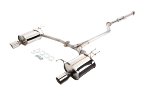 Revel Medallion Touring-S Catback Exhaust - Dual Muffler 09-14 Acura TSX 2.4L