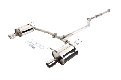 Revel Medallion Touring-S Catback Exhaust - Dual Muffler 09-14 Acura TSX 2.4L