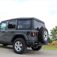Corsa 18+ Jeep Wrangler JL 2.5in Dual Rear Turn Down Exit Black Sport Axle-Back Exhaust 21013BLK