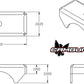 Camburg Leaf Spring Axle Perches (3.0in. OD tube) (pair) CAM-020051