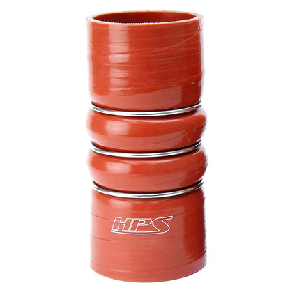 HPS Performance Products HPS 8" ID, Silicone Charge Air Cooler CAC Hose Double Hump Coupler Bellow Hot Side, Ultra High Temp 8-ply Aramid Reinforced