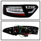 Spyder Audi A5 08-12 LED Tail Lights Black ALT-YD-AA508-LED-BK 5082275