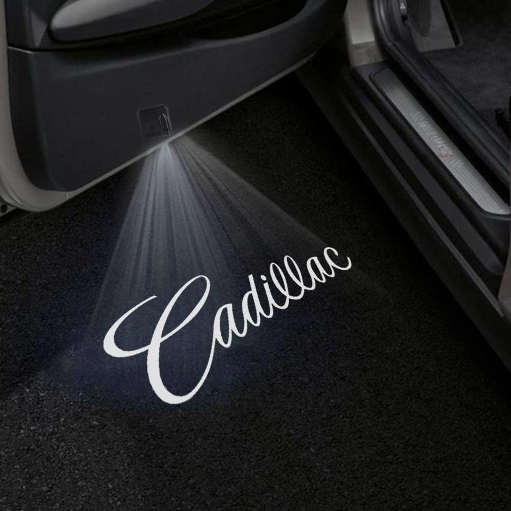 Cadillac BLS Door Stick On Puddle Lights Various Designs 2005-2010
