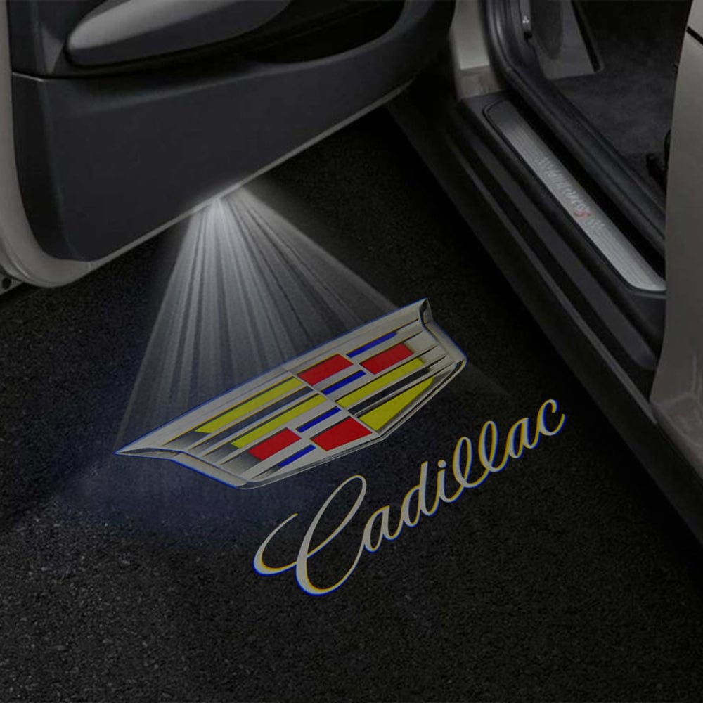 Cadillac CTS 2nd Gen Premium Under Door Projector Puddle Lights Various Designs 2008-2013