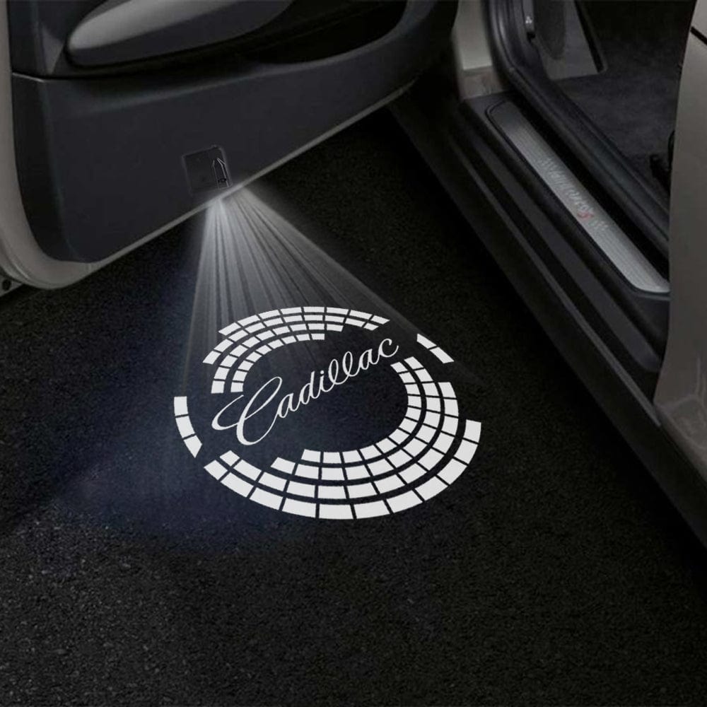 Cadillac XLR Door Stick On Puddle Lights Various Designs 2004–2009