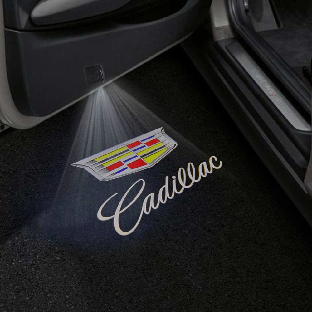 Cadillac XLR Door Stick On Puddle Lights Various Designs 2004–2009