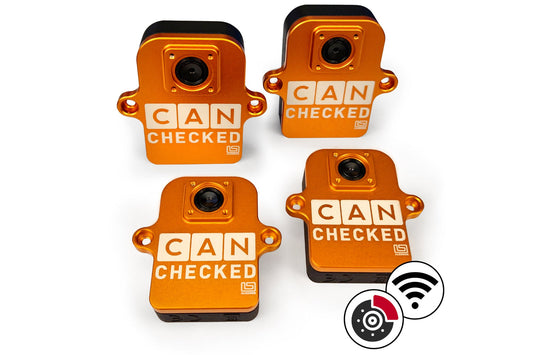 CANchecked BMU04 Brake Temperature Monitoring Set - Wireless and Charging Box