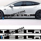 Side Skirt Stripe Decals (2-Pack) | 3 Styles | Multiple Colors | Scratch Protection