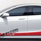 Side Skirt Stripe Decals (2-Pack) | 3 Styles | Multiple Colors | Scratch Protection
