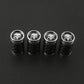 Carbon Fibre Car Wheel Tire Valve Stem Cap For Tesla Model3/Y/X/S（4pcs）
