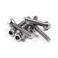 Carbonex Titanium Steering Wheel Bolt Set for JQ Werks / MadTrace Racing Steering Wheel