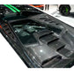 Carbon Fiber Engine Hood Cover with Transparent Window for Lamborghini Huracan LP580 LP610 EVO