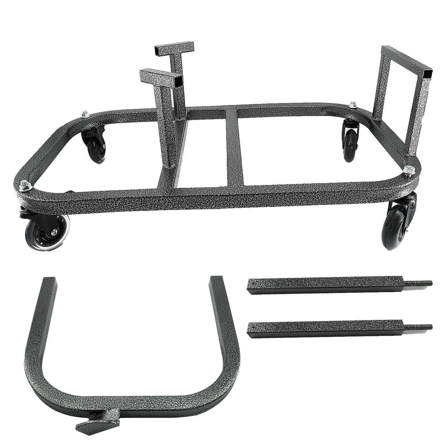 B Series B16 B18 B20 Engine Cradle Stand Cart Quick Block Handle Bars Casters