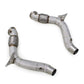 High Flow Exhaust Catless Downpipe Heatshield for Ferrari 488 3.9T V8 GTB Pista Spider