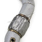 High Flow Exhaust Catless Downpipe Heatshield for Ferrari 488 3.9T V8 GTB Pista Spider