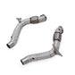 High Flow Exhaust Catless Downpipe Heatshield for Ferrari 488 3.9T V8 GTB Pista Spider