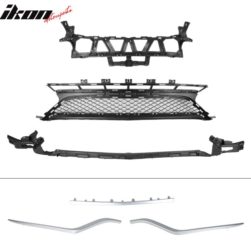 2014-2016 Mercedes-Benz W212 E Class Front Bumper with Lip Trim Vents