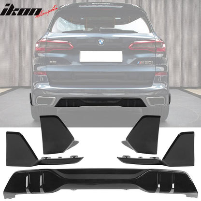 2019-2023 BMW G05 X5 M Sport Black Front Rear Aprons Rear Diffuser ABS