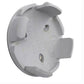 Ford Racing Ford Car Black & Chrome Wheel Center Cap Kit - Satin M-1096K-BCS
