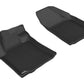 3D MAXpider 2016-2019 Nissan Maxima Kagu 1st Row Floormat - Black L1NS08811509