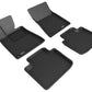 3D MAXpider 05-11 Lexus Gs Kagu Floor Mat- Black R1 R2 L1LX00401509